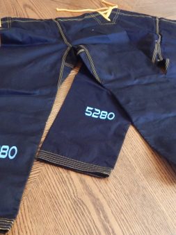 Men’s Durable Navy Gi Pants with 5280 Embroidery for 2018